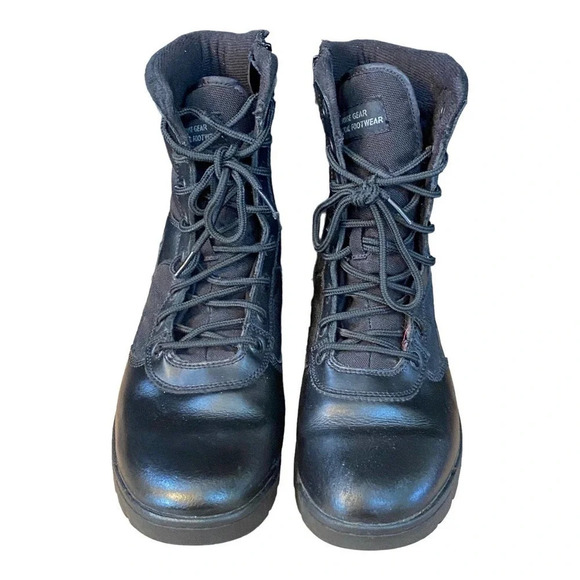 Response Gear Tactical Footwear Black Lace-up Work Field US 9 Mens Work Boots - Picture 2 of 12